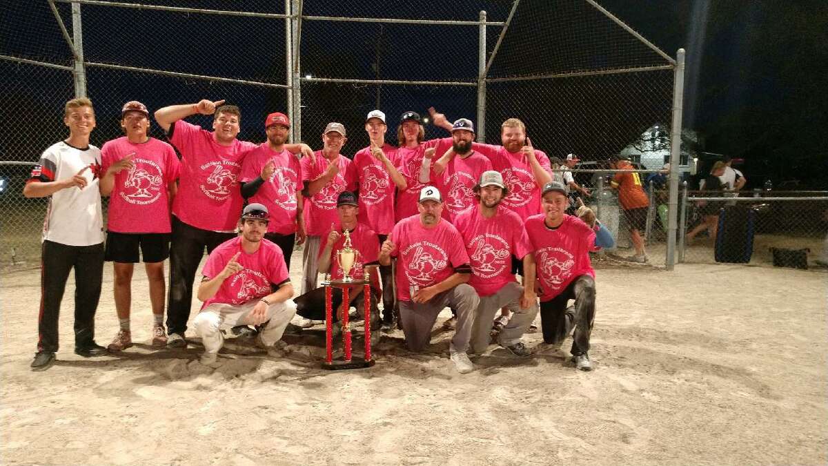 Low Key from Kalamazoo won the Troutarama softball tournament on Saturday in Baldwin.