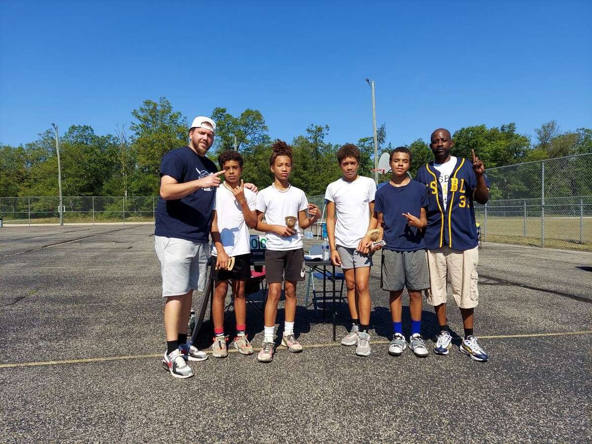 Baldwin three-on-three teams had a fun time at the Hollister Park tournament. There was also five-on-five action.