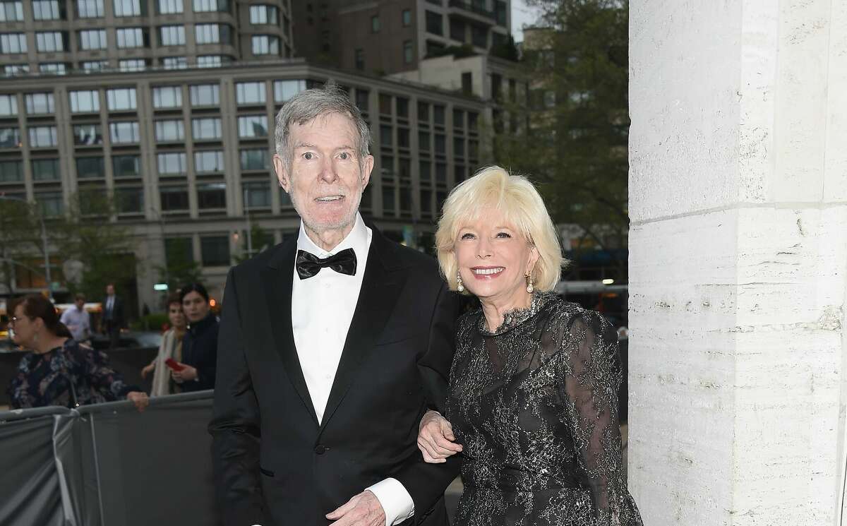 NEW YORK, NEW YORK - MAY 02: Aaron Latham and NYCB Board Member Lesley Stahl attend the 2019 New York City Ballet Spring Gala at David H. Koch Theater, Lincoln Center on May 02, 2019 in New York City. (Photo by Gary Gershoff/Getty Images)