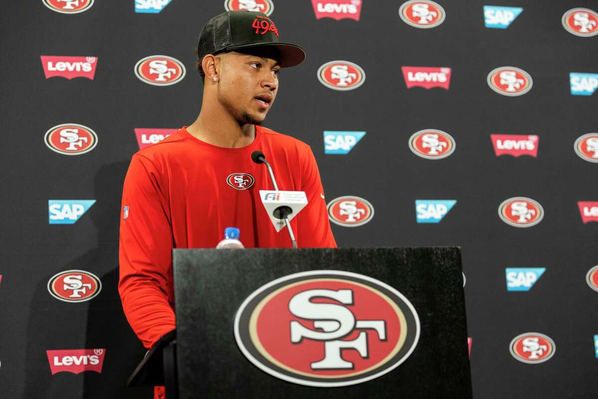 “It’s nothing weird at all,” 49ers quarterback Trey Lance told the media about his relationship with ex-starter Jimmy Garoppolo.