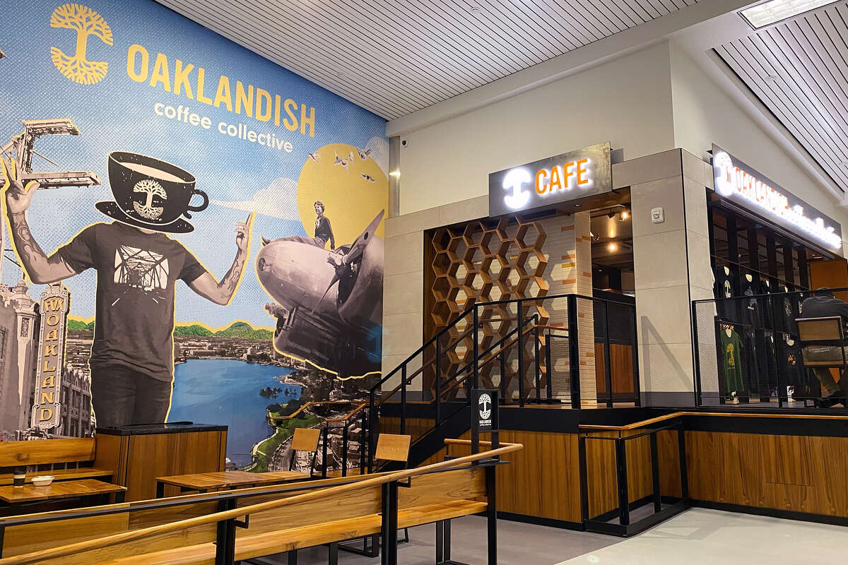 The Oaklandish Coffee Collective at the Oakland International Airport. 