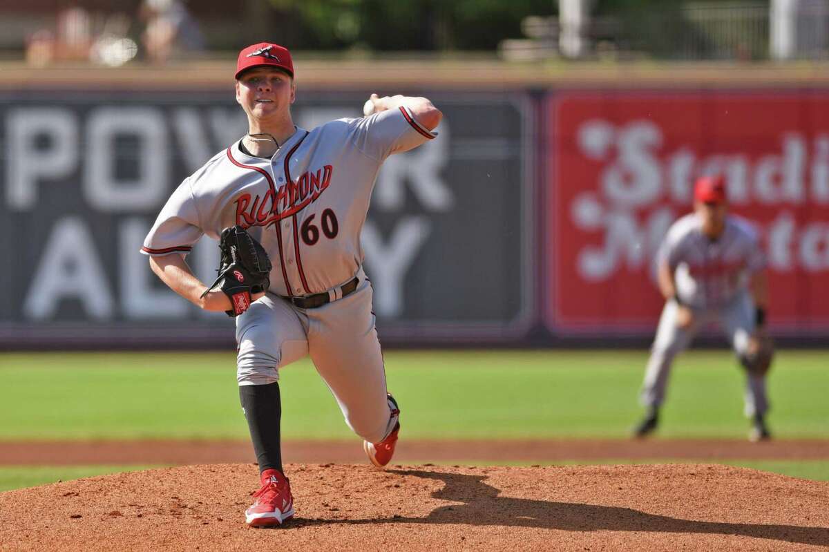 In nine starts with the Double-A Richmond Flying Squirrels this season, Kyle Harrison has posted a 2.98 ERA.