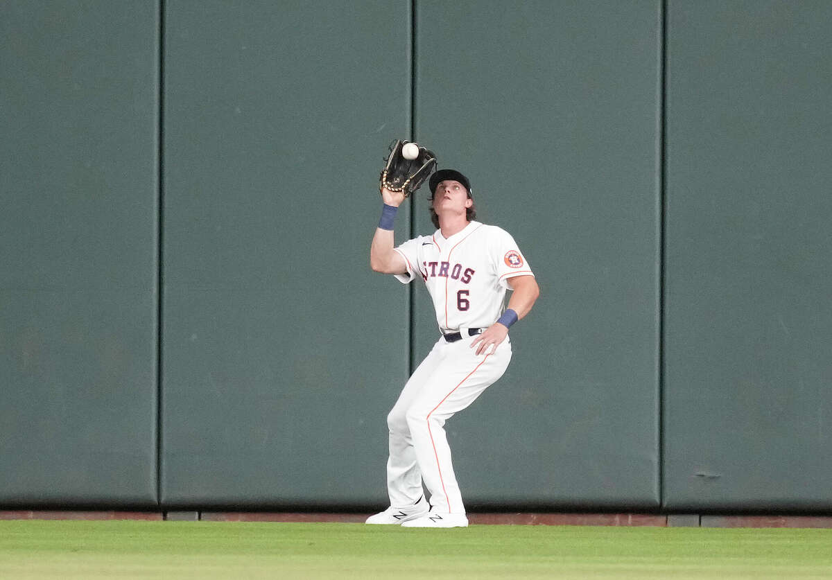 It came in a tough loss Monday, but Astros outfielder Jake Meyers registered an important development in his return from shoulder surgery.
