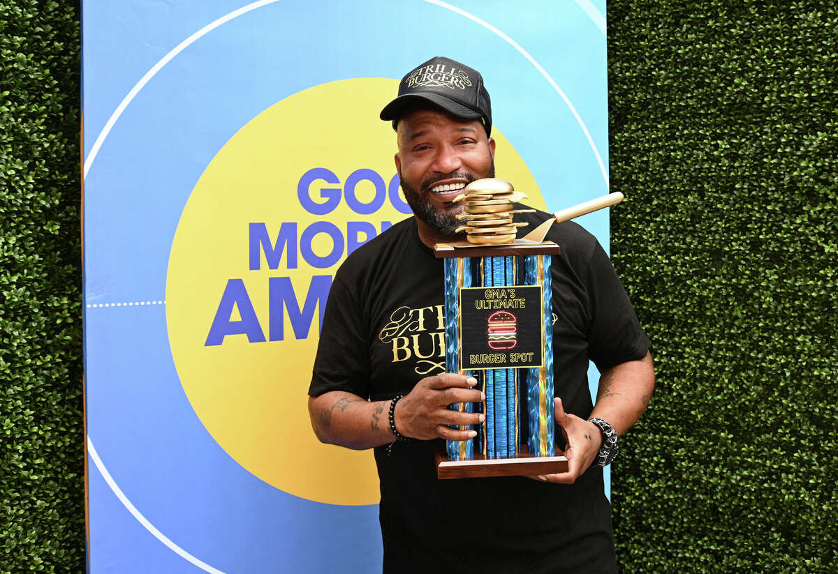 Houston rapper Bun B and his Trill Burgers team won a competition for best hamburger in America on Good Morning America on July 29 in New York. 