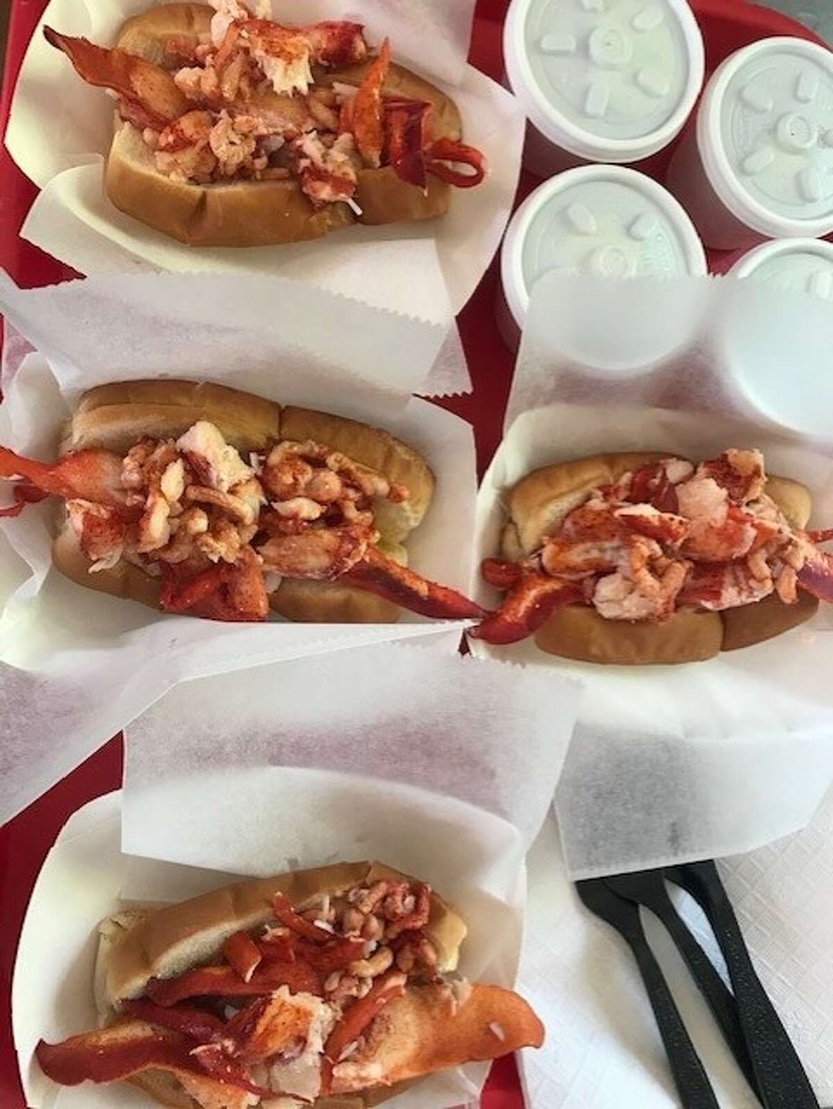 Jessica's Garden lobster rolls contain fresh lobster, real butter and a grilled bun, Matt Carroll said.