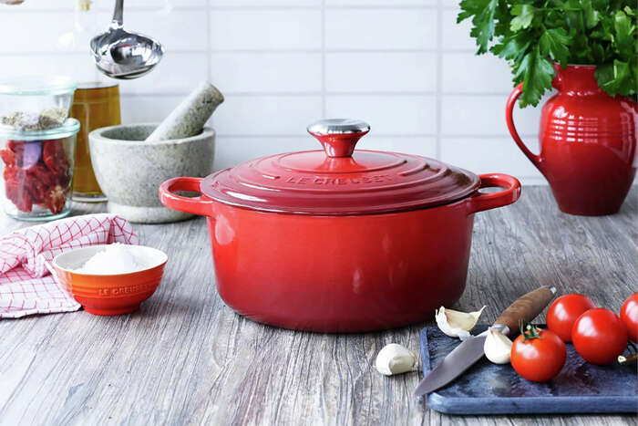 Le Creuset Enameled Cast-Iron 2-Quart Round French Oven, Red - Yahoo  Shopping