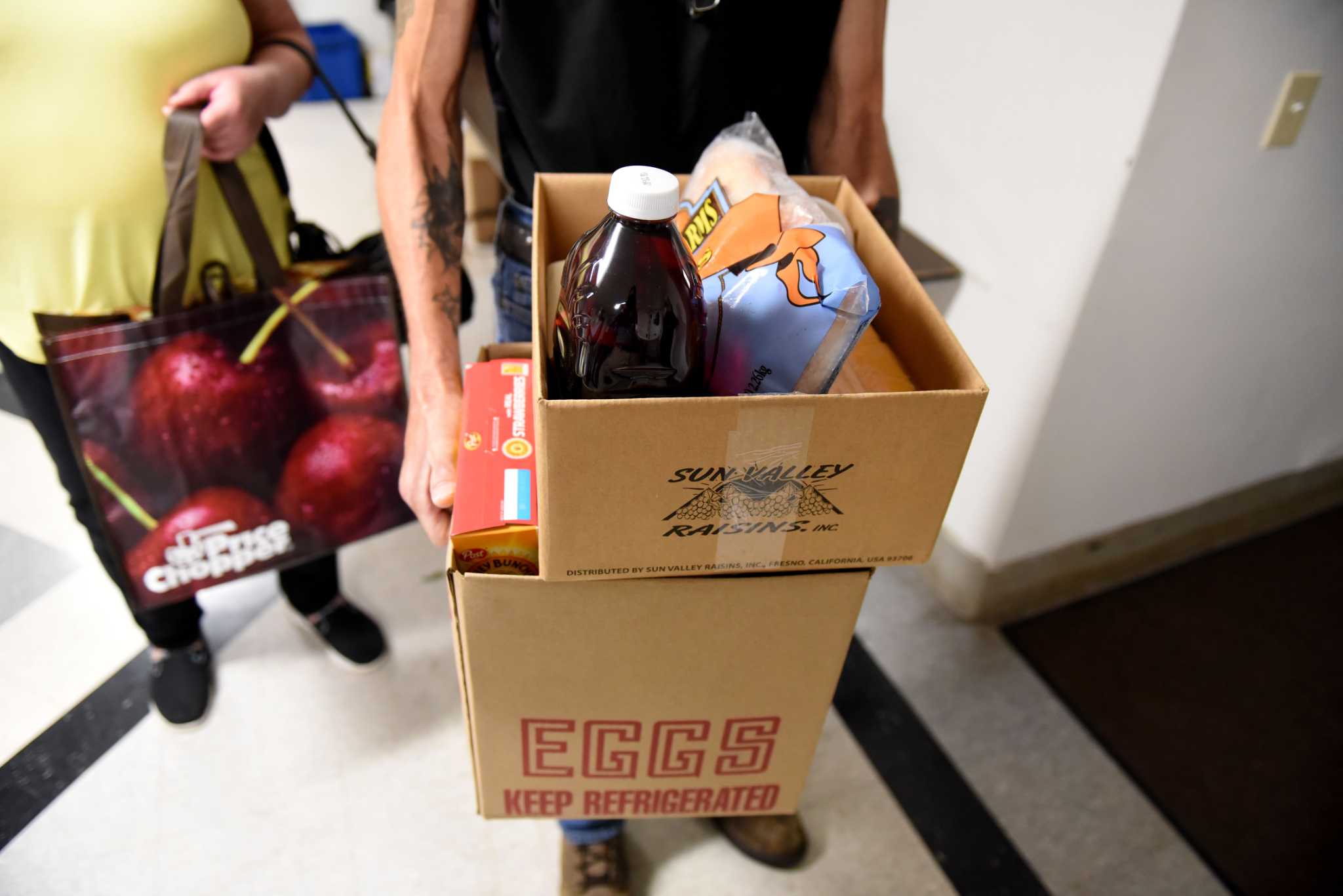 The Regional Food Bank of Northeastern New York and food pantries in