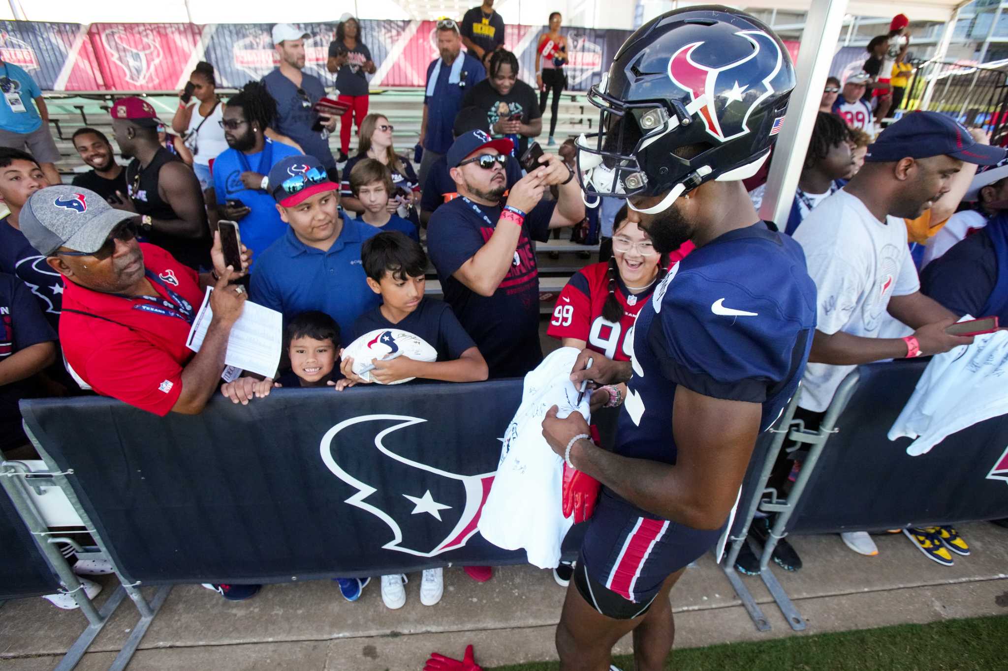 Houston Texans Welcome 'All Fans' With Training Camp Release Dates