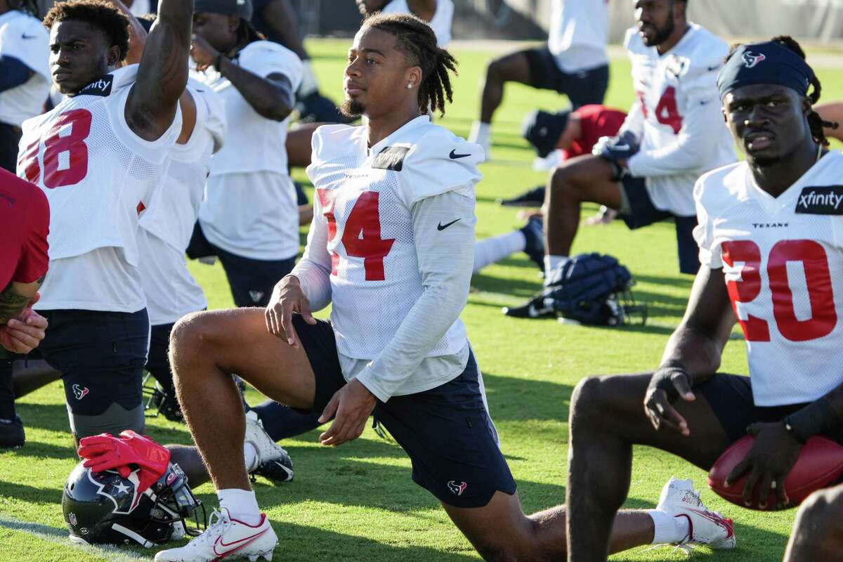 Houston Texans defensive back Derek Stingley Jr. (24) during