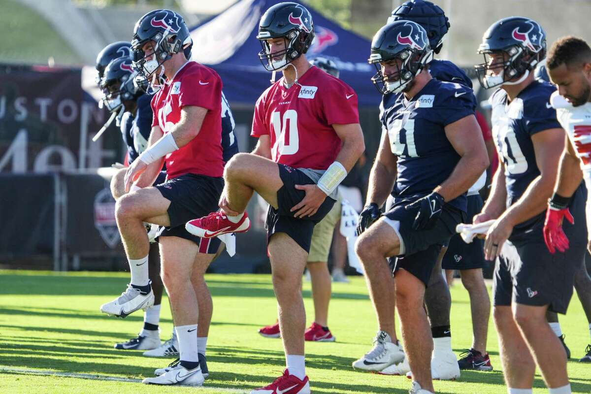 Optimism brims out of the Texans' training camp daily, writes Brian T. Smith, but it may be a bit overhyped. 