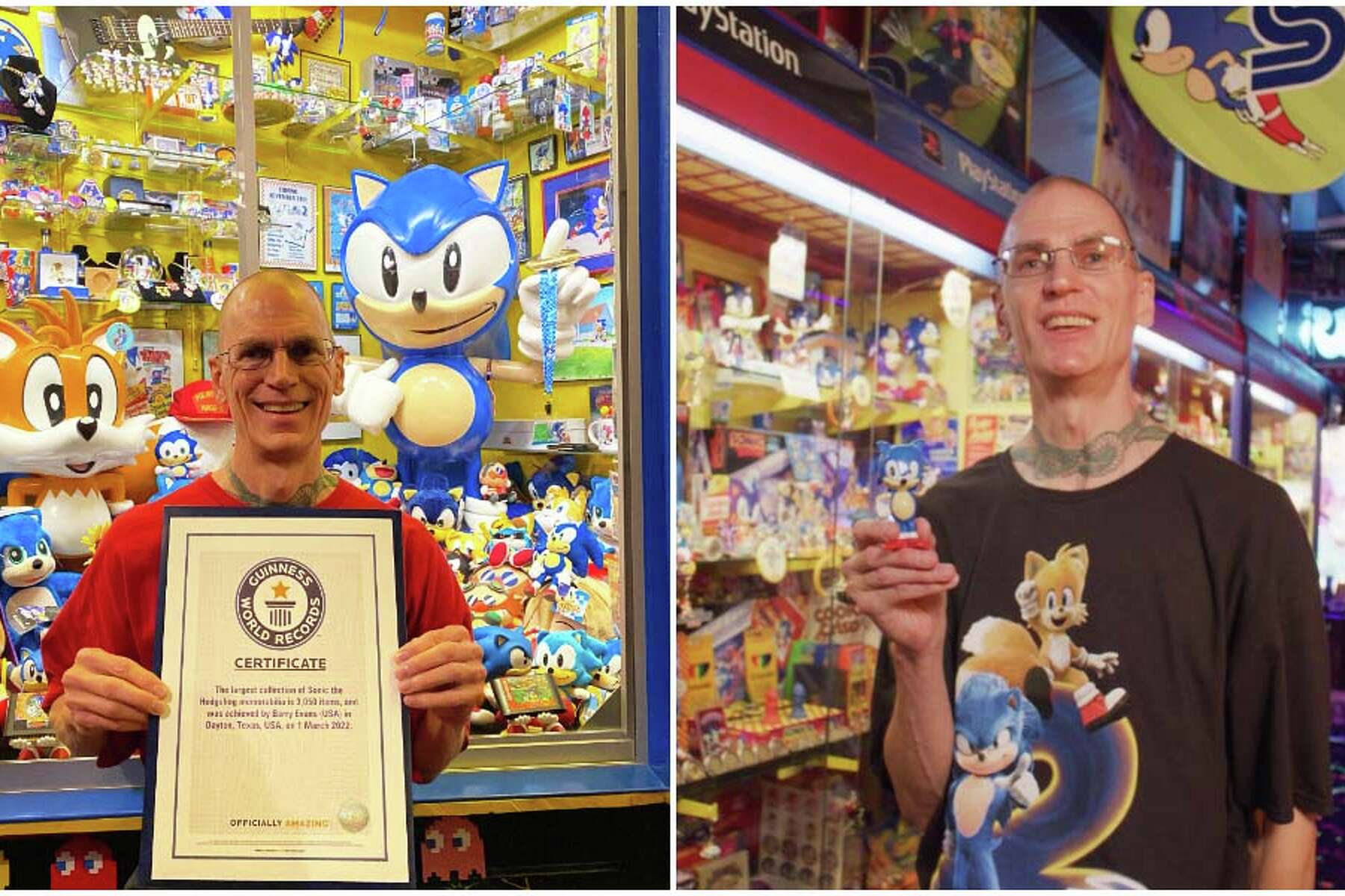 Texas man breaks world record for Sonic the Hedgehog collection