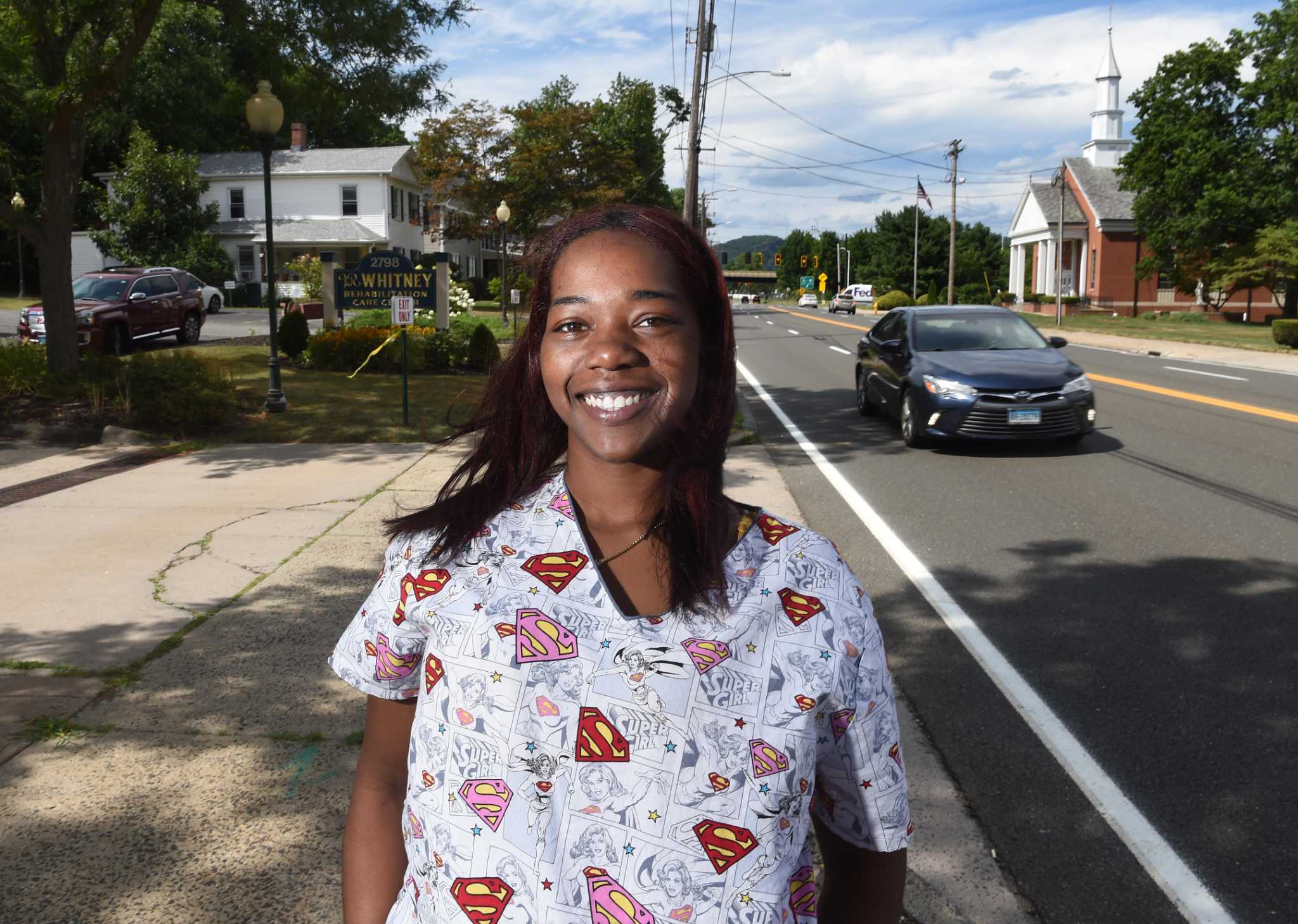 Hamden CNA saw a car crash from the window. Her training kicked in and