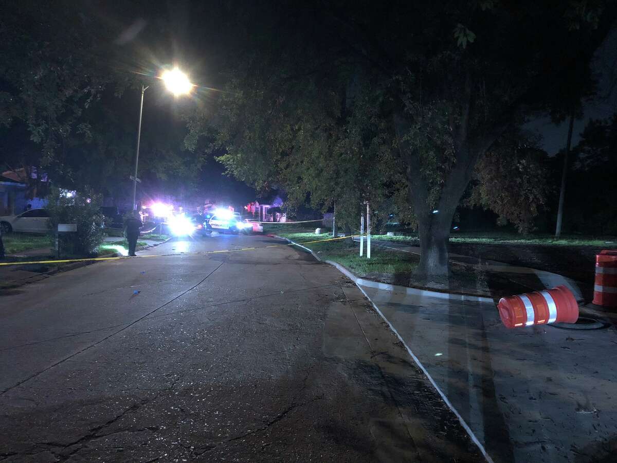 One man was killed and another was injured in a drive-by shooting in west Houston.