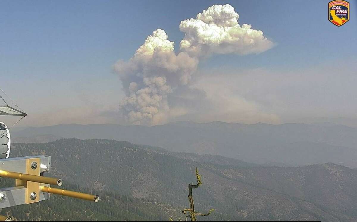 The McKinney Fire burns in Siskiyou County last month.