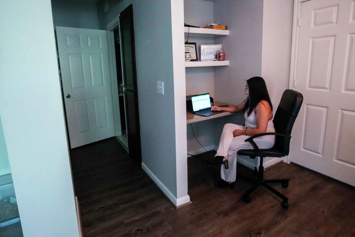 Story photo for Who works from home in Houston and other Texas cities? How the data stacks up.