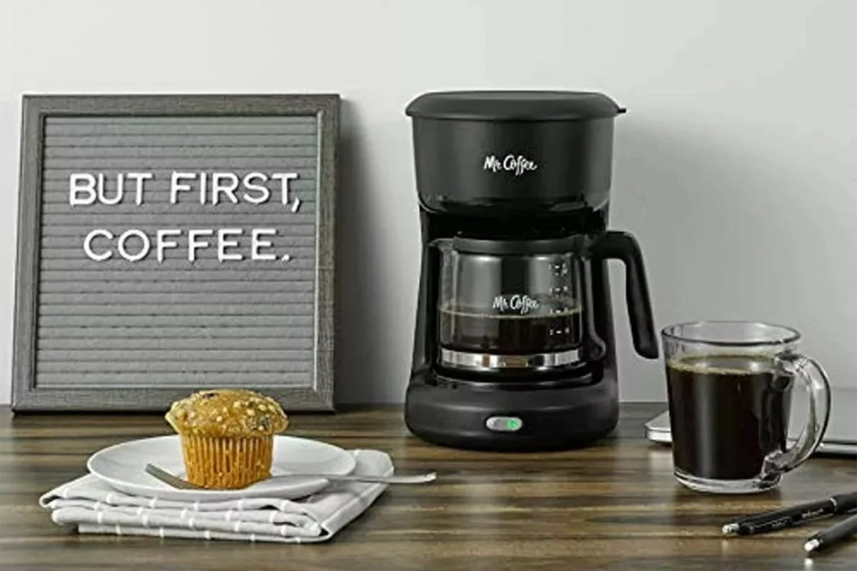 This Mr. Coffee mini brewer is only $15 on