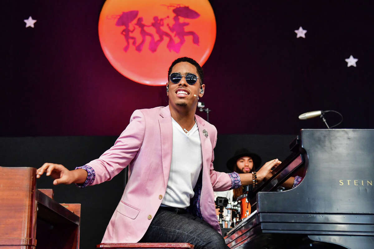 Matthew Whitaker performs during the 2019 New Orleans Jazz & Heritage Festival 50th Anniversary at Fair Grounds Race Course on May 03, 2019 in New Orleans, Louisiana. (Photo by Erika Goldring/Getty Images)