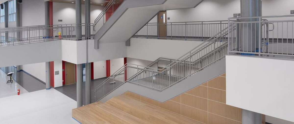 The rebuilt Bellaire High School is new inside and out.