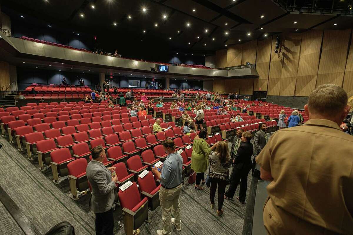The Stratford High School auditorium is a 1,000-seat facility which is expected to host everything from theater productions to staff meetings.