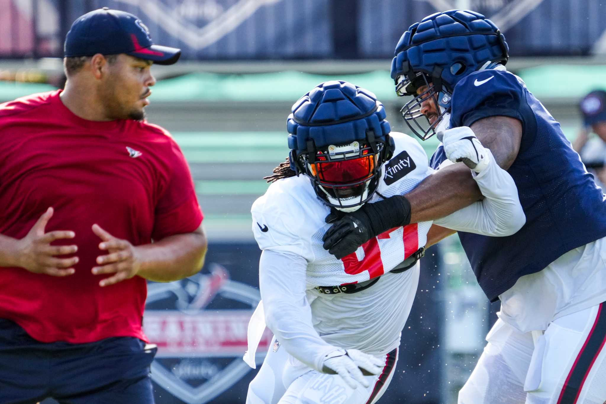 Houston Texans DE Rasheem Green Sits Out Wednesday's Practice