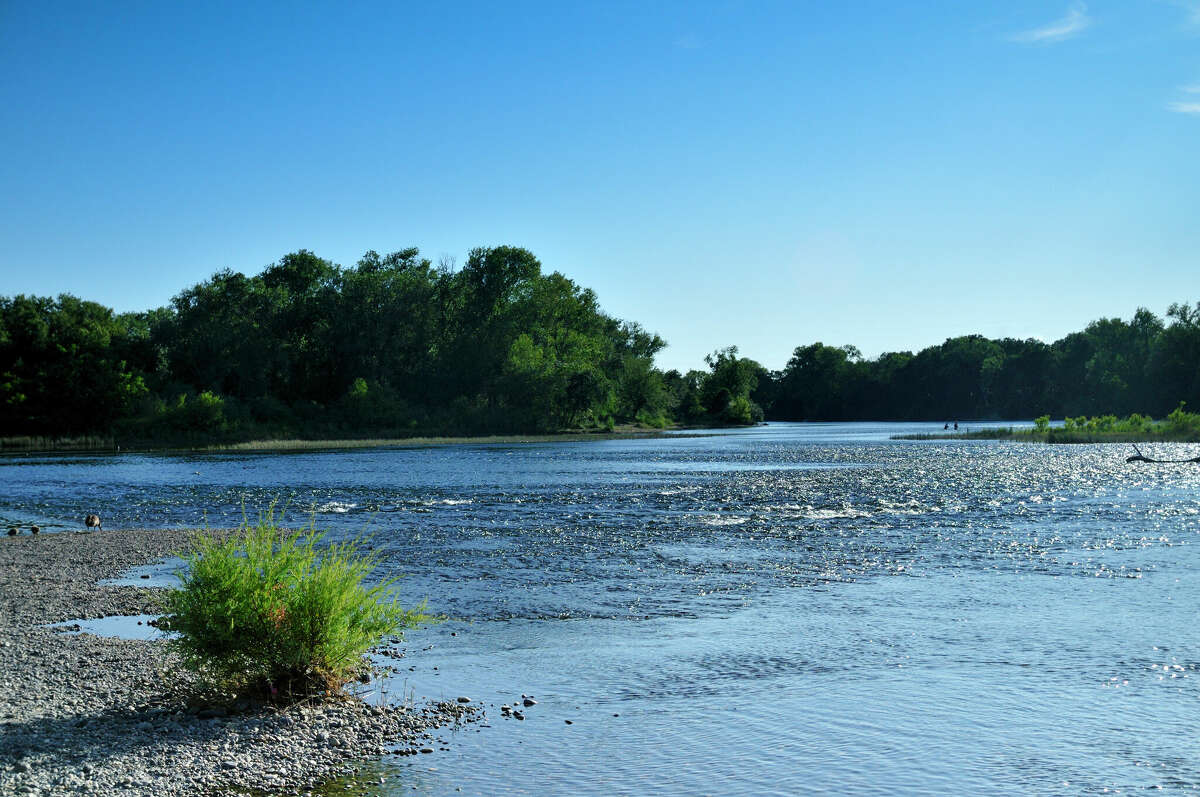 The American River just outside of Sacramento, Calif.