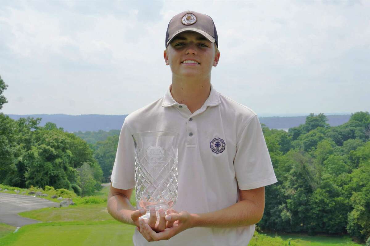 Greenwich resident and Brunswick golfer Andrew Stickel win the AJGA's UHY New York Junior last week.