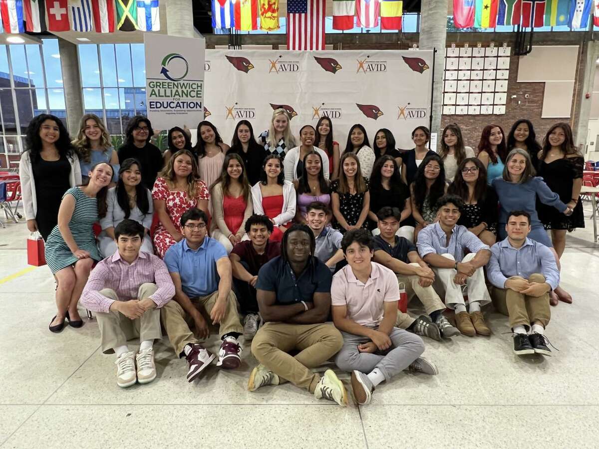A total of 37 students graduated from the Advancement Via Individual Determination program, or AVID, at Greenwich High School. All of them have been accepted to college and plan to attend.