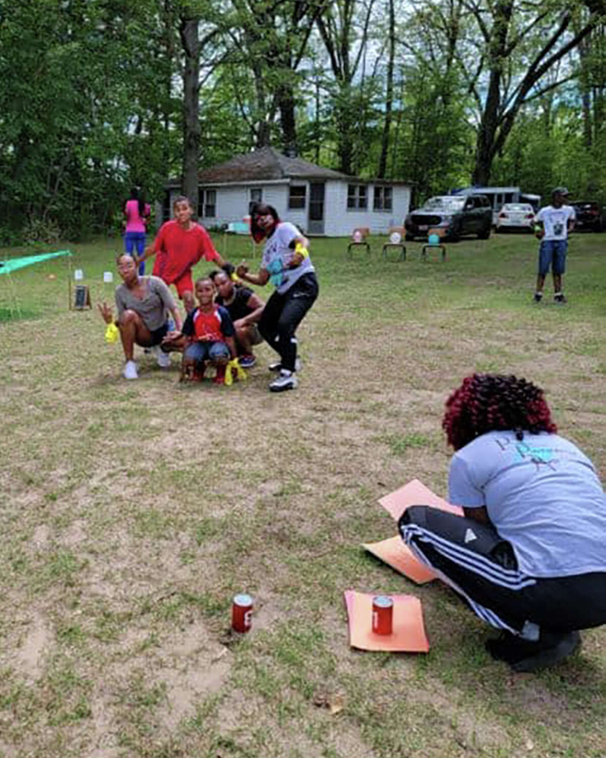 Mid-Michigan Idlewilders Youth Committee and Pure Performance Arts recently hosted a three-day youth conference at Shangri-La Resort in Bitely. Youth worked together in fun old-fashion contests and challenges in the conflict workshop. 