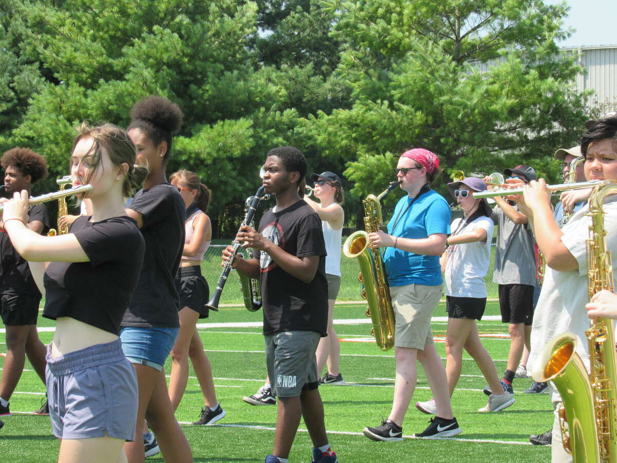 Edwardsville High School Marching Tigers begin another competition season