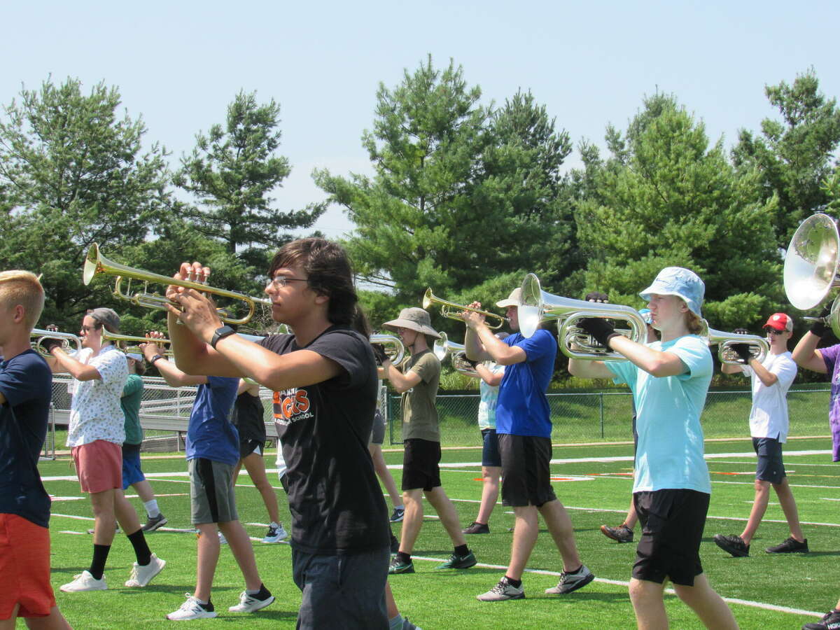 Edwardsville High School Marching Tigers begin another competition season