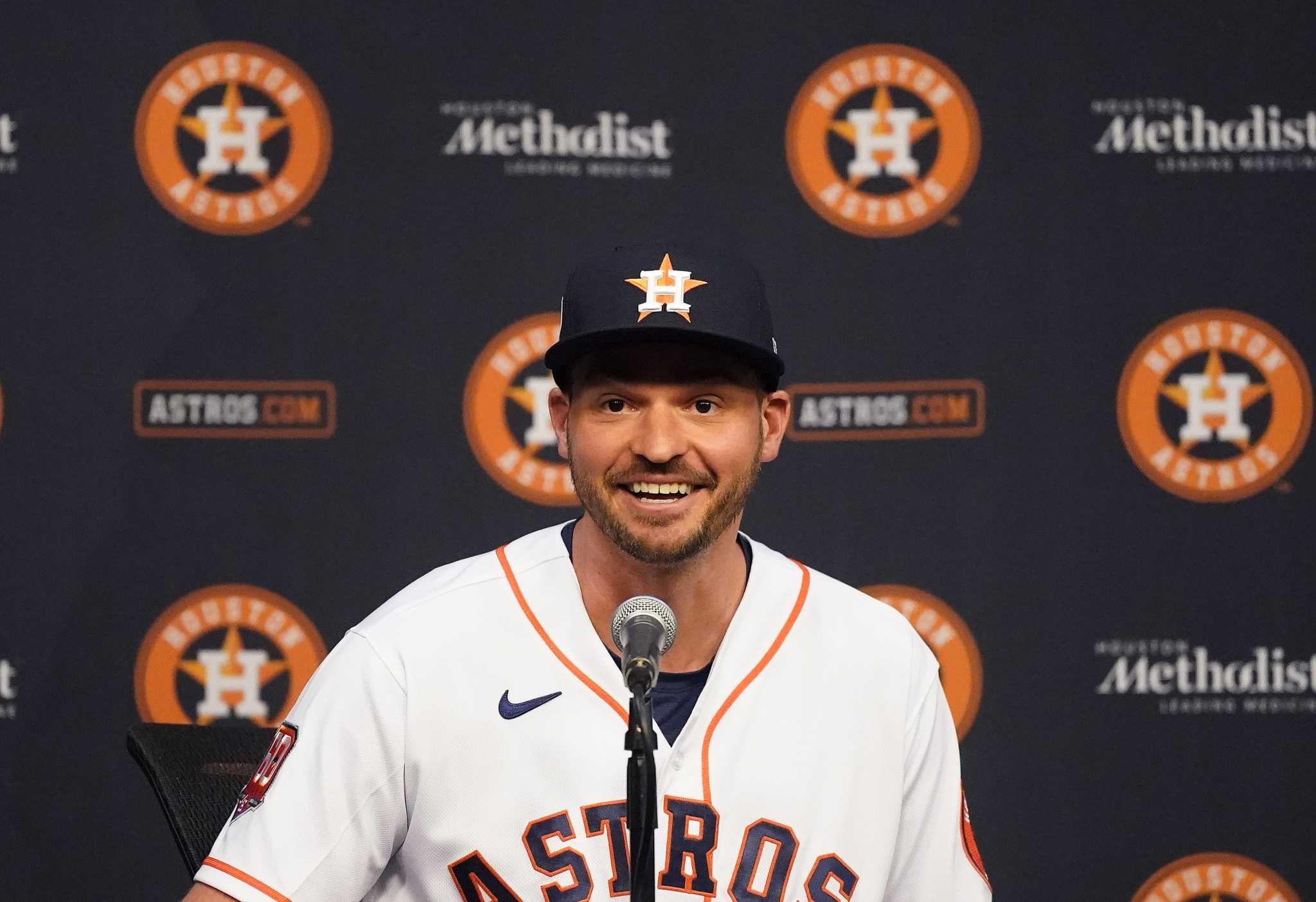 Young cancer fighter meets Jose Altuve before World Series game