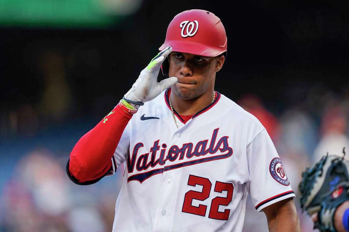 At age 23, Juan Soto has won a World Series ring and an NL batting title. He’s headed to San Diego.