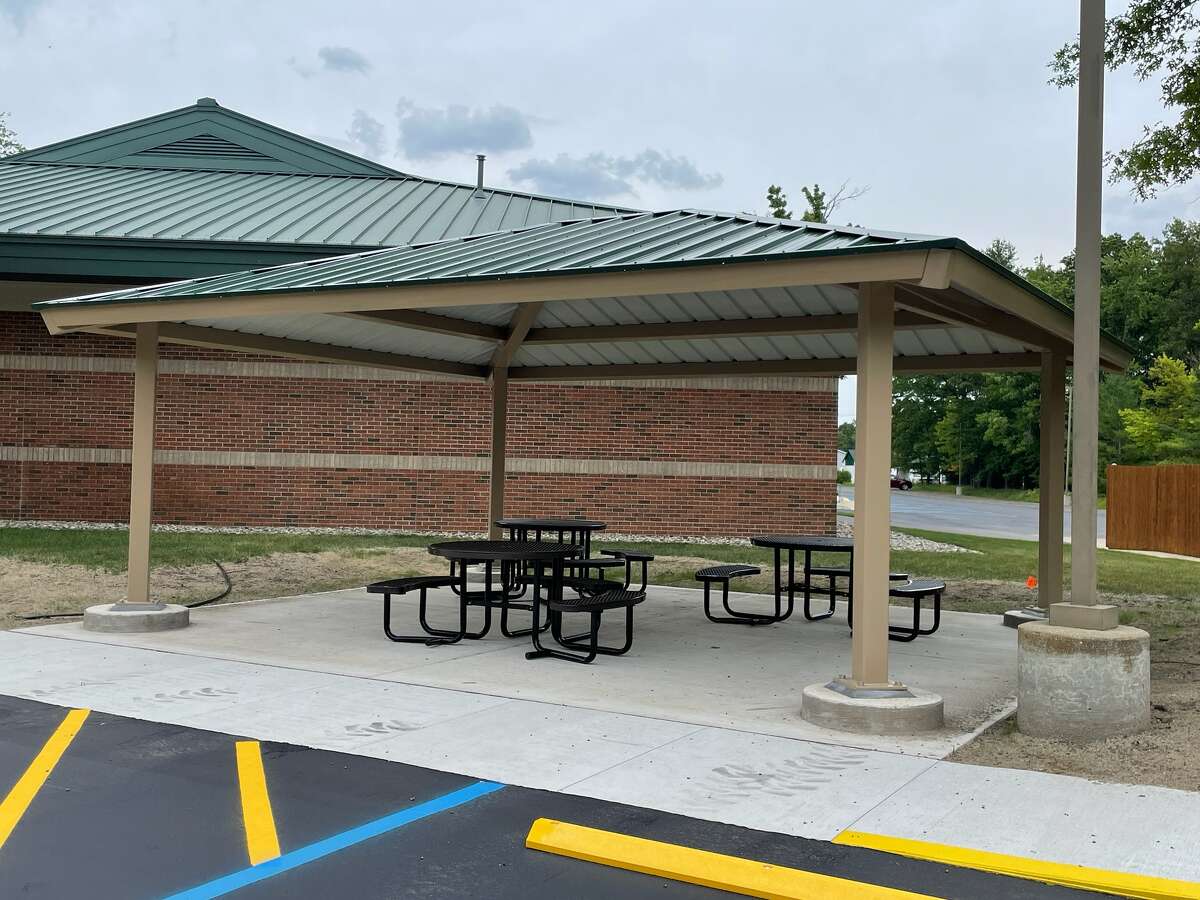 Thanks to funding from three local entities, an accessible pavilion, bike rack, and three-wheel bicycles will be available starting Aug. 15 outside the Senior Services main building and adjacent to the Rail Trail.