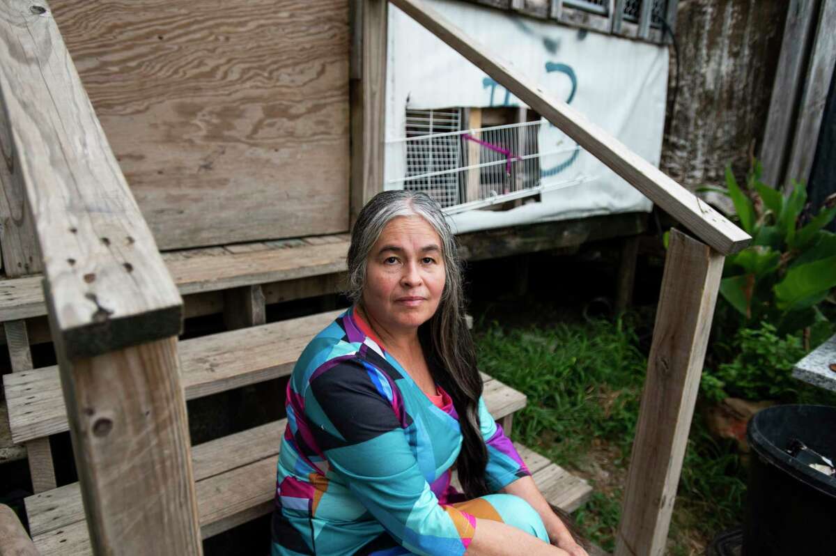 Minerva Yanez, a recently naturalized U.S. citizen originally from Mexico, at her home Thursday, June 30, 2022, in Houston.
