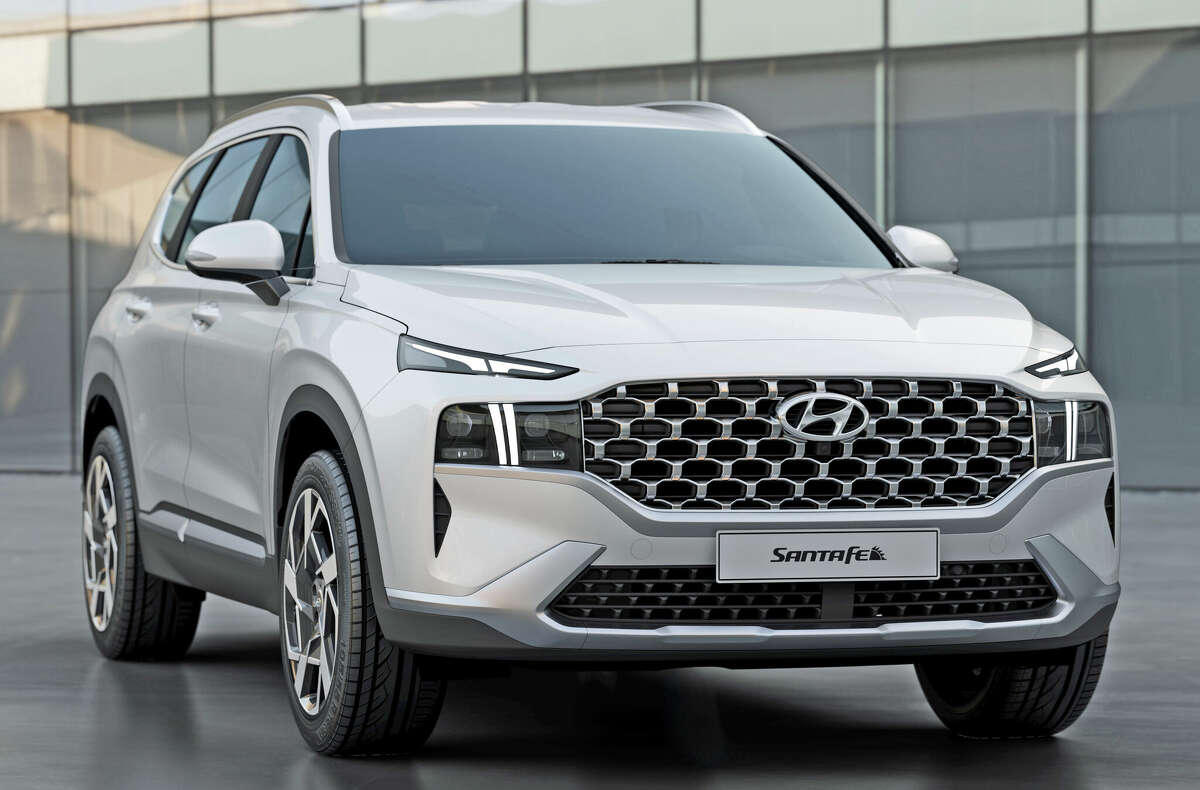 The 2022 Hyundai Santa Fe Calligraphy is the top model in the lineup of the gasoline-powered models of this five-passenger crossover.