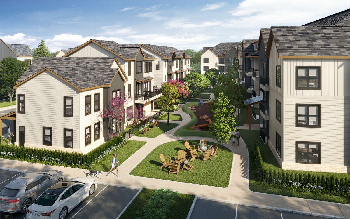 High Street Residential is intentionally building a lower-density apartment project to fit into the feel of the overall Kingwood area, according to the developer.