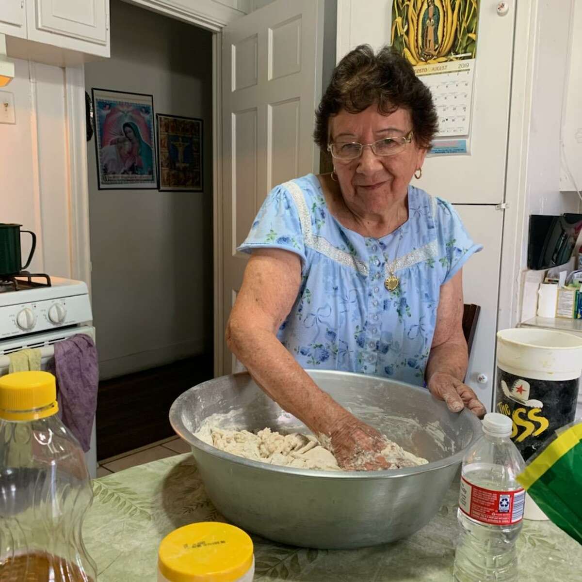 Blanca Garza, Isaac Chavez-Garza's abuela, had a great influence on his food journey to Tacos Bomberos.