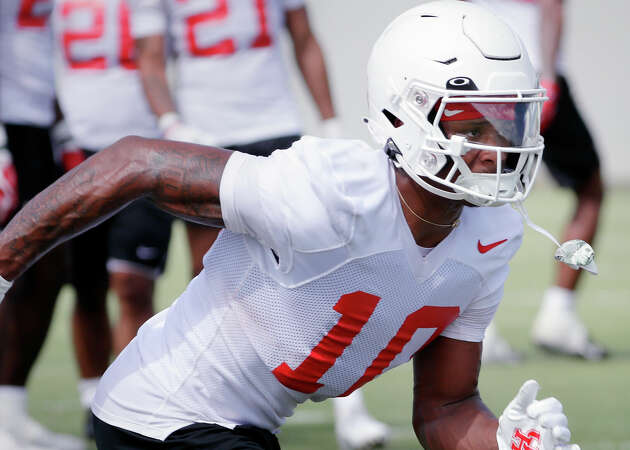 Story photo for UH freshman WR Matthew Golden is already penciled in as a starter.