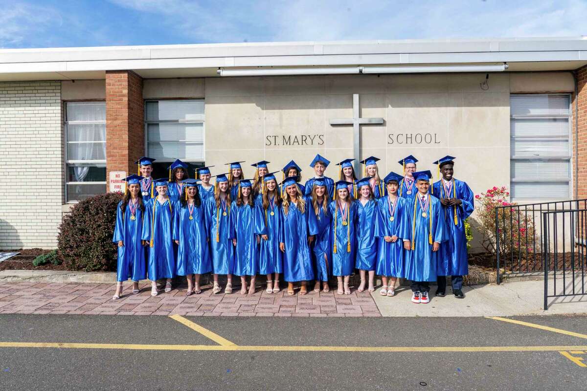 St. Mary School, Milford, graduated its 2021-22 classes of pre-K, grade school and middle school students in early June.