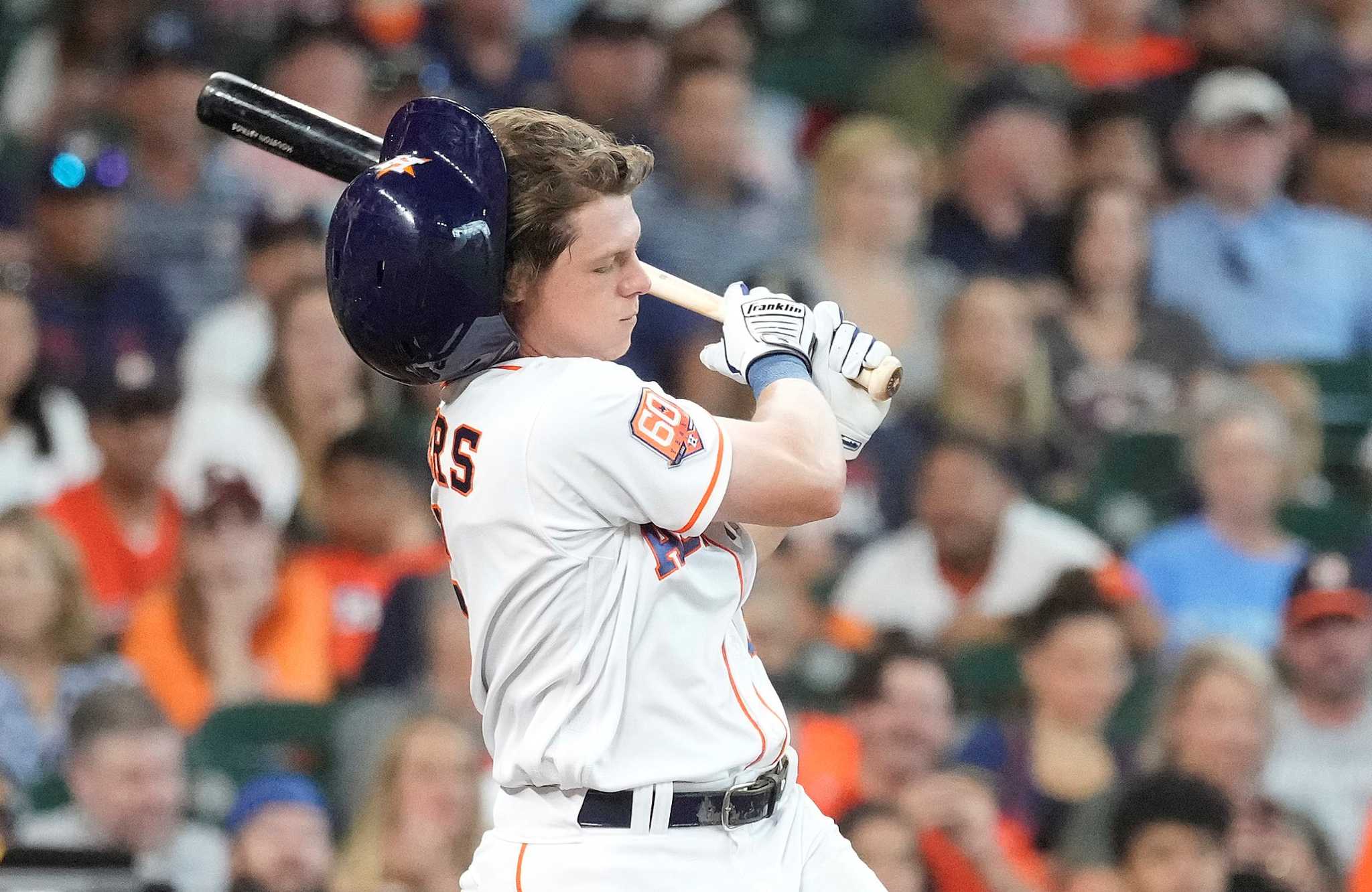 Astros' Jake Meyers struggles to find solution to hitting woes