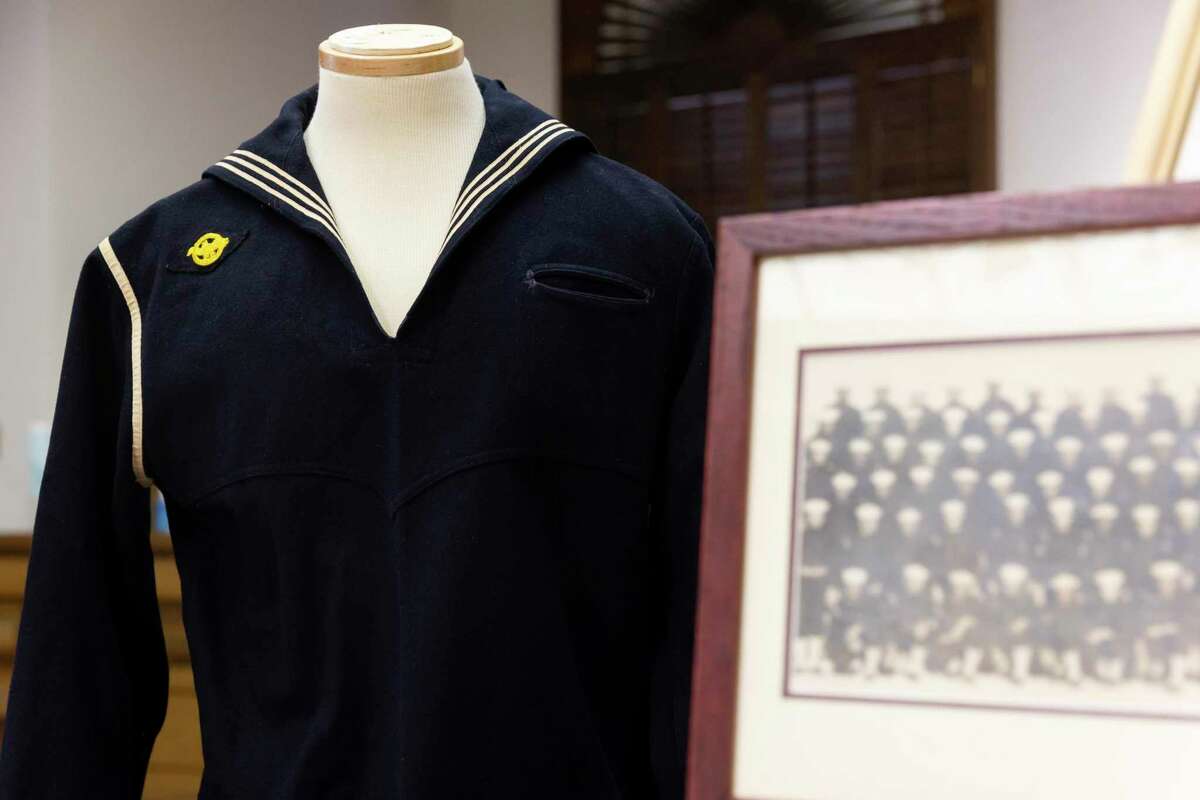 Freddie Meeks’ uniform at the Vallejo Naval and Historical Museum.