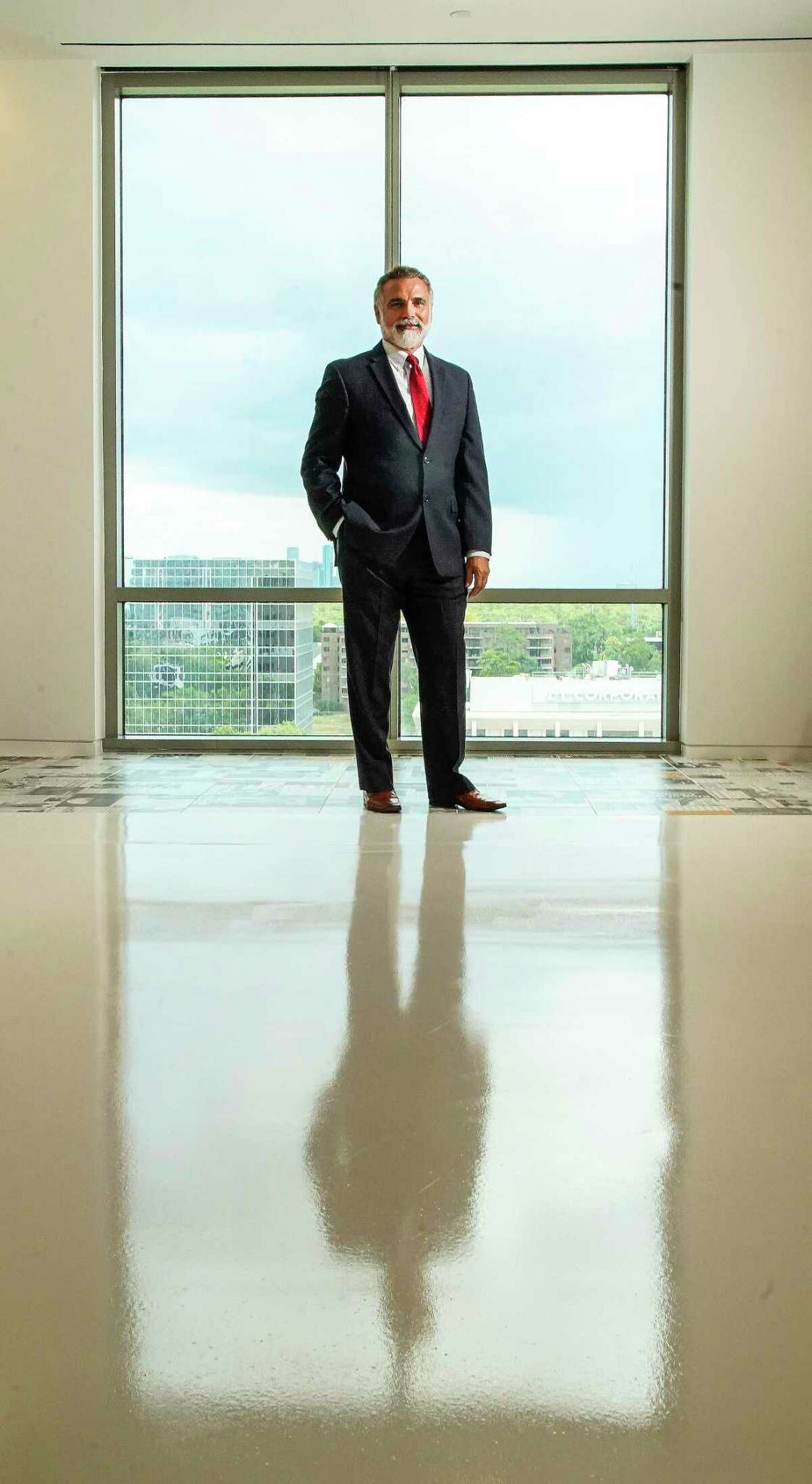 Adam Kuspa, president of The Welch Foundation photographed at the Post Oak Office tower, at the Post Oak Hotel on Tuesday, July 26, 2022 in Houston.