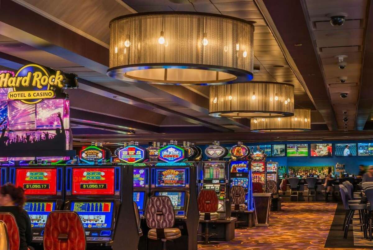 You can enjoy the slot machines at Lake Tahoe casino and celebrate your winnings with a night at the Hard Rock Hotel after
