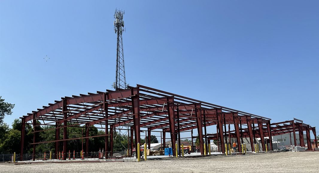 Work advances on Jerseyville water building - Vimarsana News