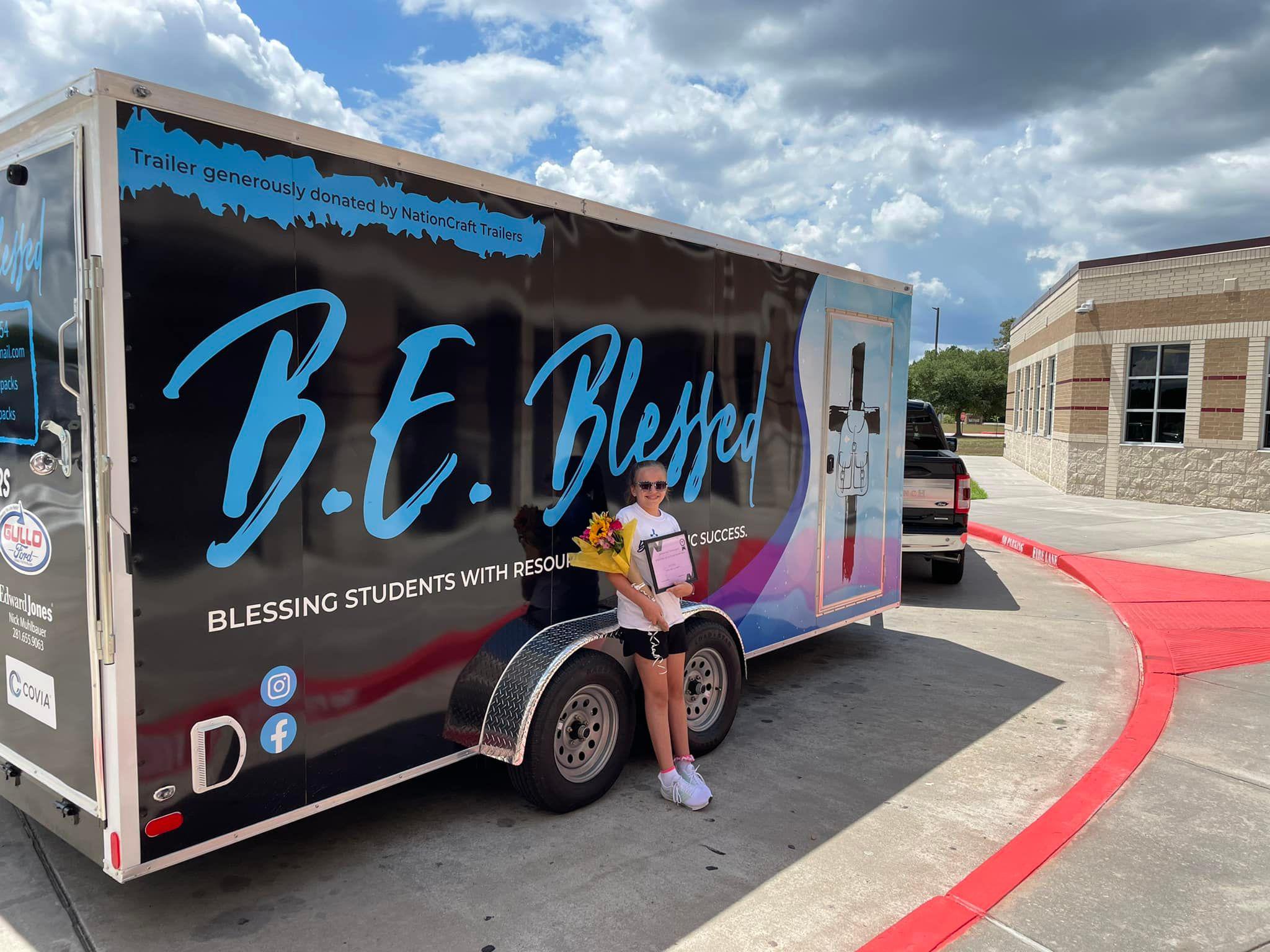 Conroe girl’s charity donates more than 800 backpacks to 11 area schools