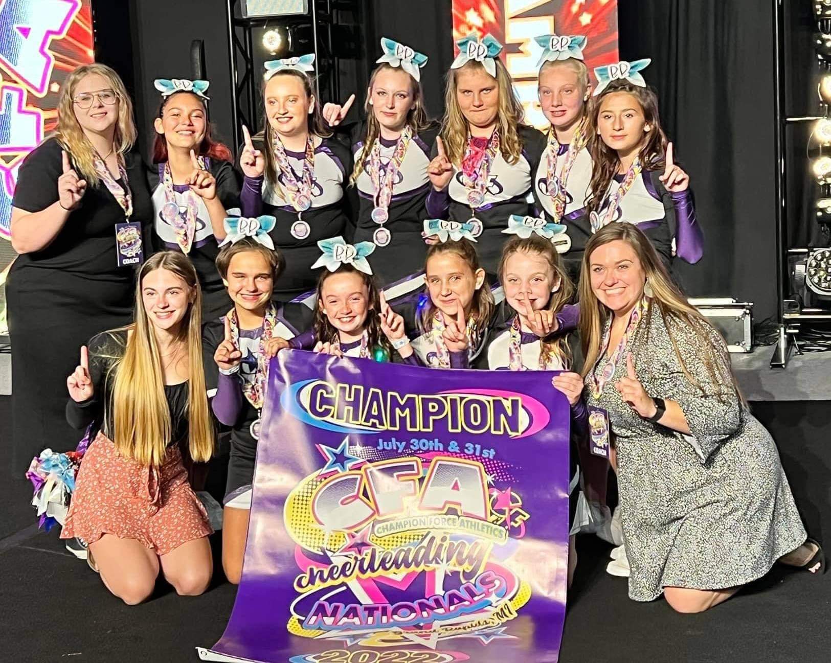 Local cheerleaders celebrate titles