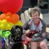 Beth Holloway and her service dog, Salem, were among the graduates of ECAD in June.