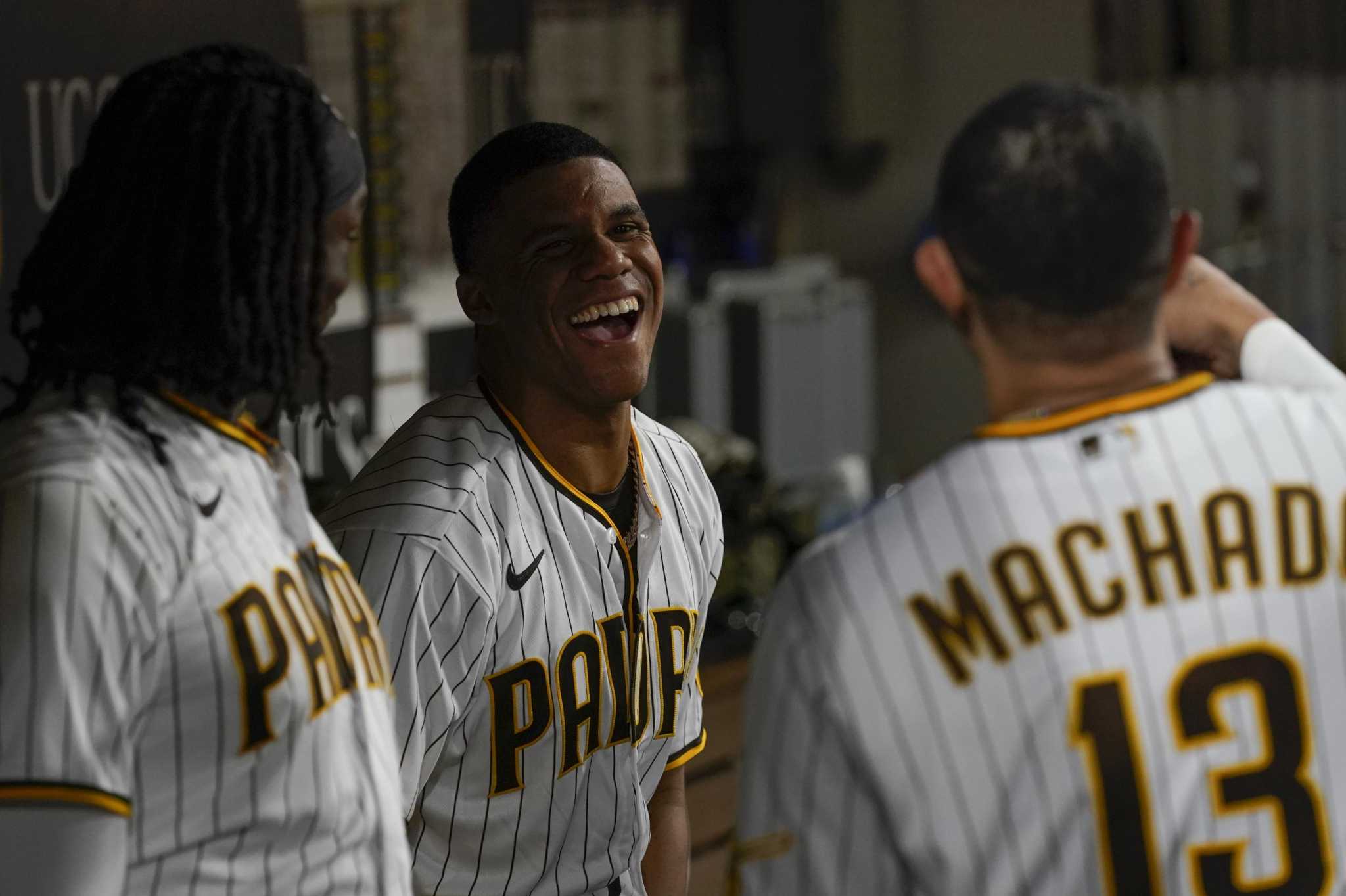 The Padres' new uniforms are here, and they are really sexy