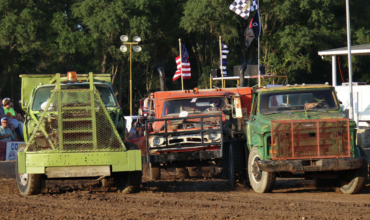 Day 6 of the 2022 Huron Community Fair wrapped up with the crowd-pleasing Redneck Truck Race on Friday evening. 