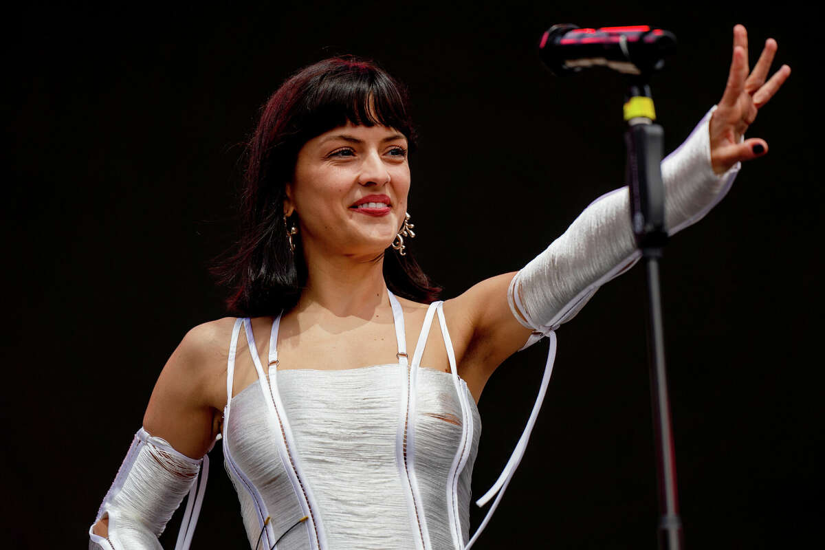 The Marias perform at Outside Lands in Golden Gate Park in San Francisco, Calif. on Friday, Aug. 5, 2022.